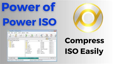 How To Create Compressed File In Poweriso How To Use Poweriso Youtube