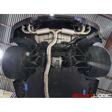 Nissan R35 GT-R 09+ Boost Logic 2010907 4" Complete Catback Exhaust ...