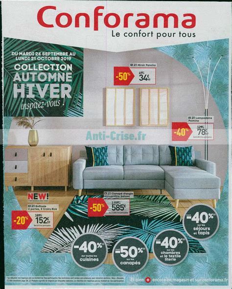 Anti Crise Fr Catalogue Conforama Du 24 Septembre Au 21 Octobre