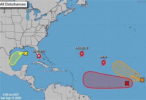 Tropical Depression 19 Forms Off Floridas East Coast Heading Toward