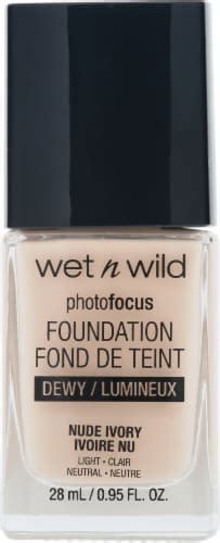 Wet N Wild Photo Focus 1111520 Nude Ivory Dewy Foundation 1 Ct Kroger