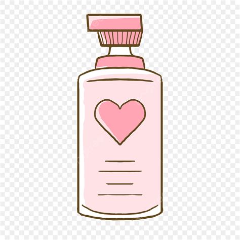 Lotion Bottle Hd Transparent Cosmetics Cartoon Bottle Doodle Lotion