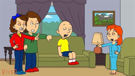 Caillou Get Grounded For Nothing Youtube