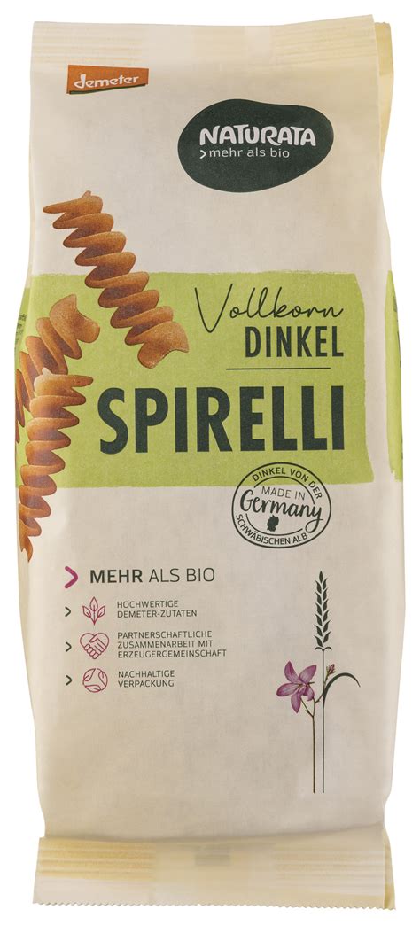 Naturata Dinkel Vollkorn Spirelli Pro Bio Markt