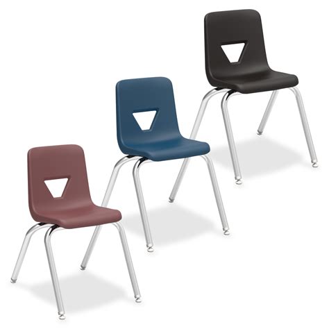 Llr Lorell Seat Height Stacking Student Chairs Lorell