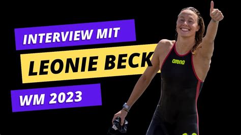 Leonie Beck Im Interview Das Erwartet Uns Bei Der Wm Youtube