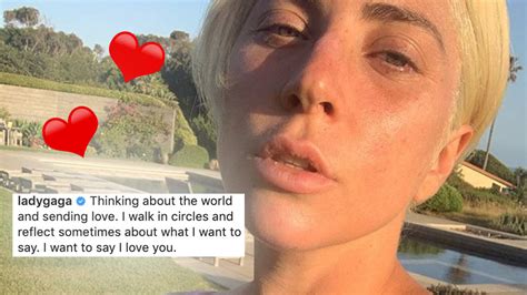 Lady Gaga Shows Off Glowing Skin In Rare Make Up Free Selfie Capital