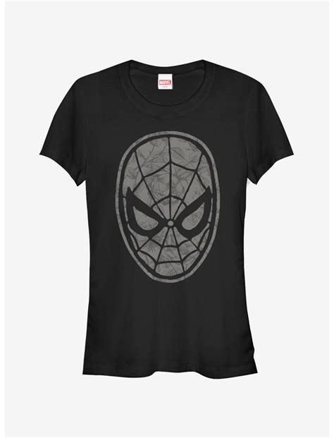 Marvel Spider-Man Dark Floral Spidey Girls T-Shirt