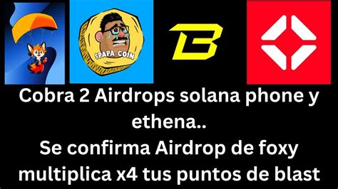 Verifica Si Ganastes Estos 2 Airdrop Se Confirma Airdrop De Foxy