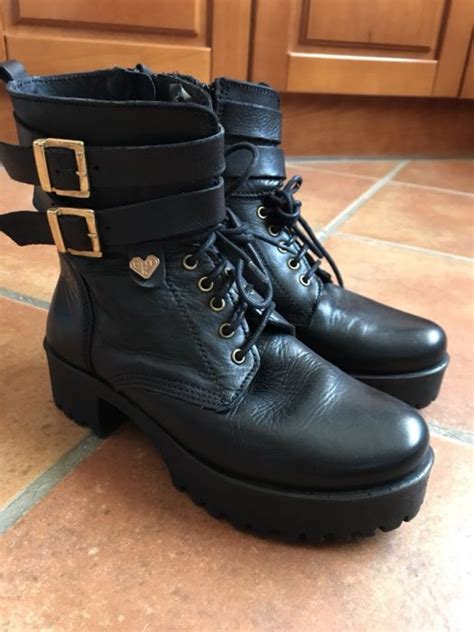 Botas Em Pele Pretas Viseu OLX Portugal