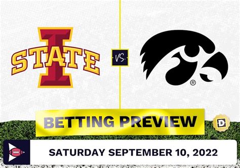 Iowa State Vs Iowa Cfb Prediction And Odds Sep 10 2022