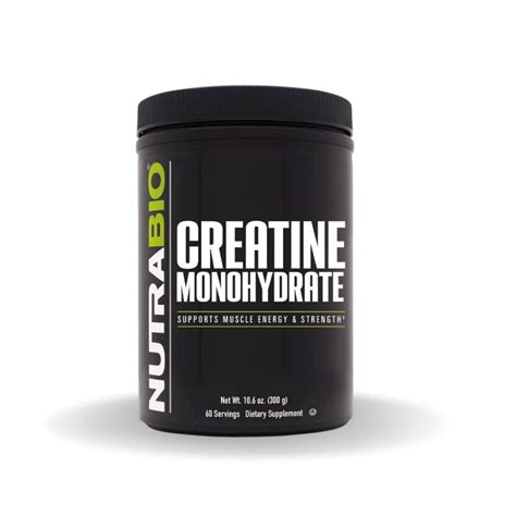 Creatine Monohydrate Nutrabio 300 Grs 60 Serv Outletfitcl Suplementos Deportivos