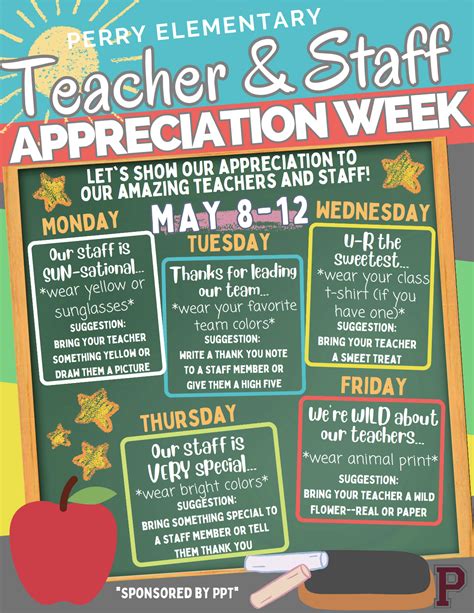 Elementary Teacher Appreciation Week Perry Public Schools