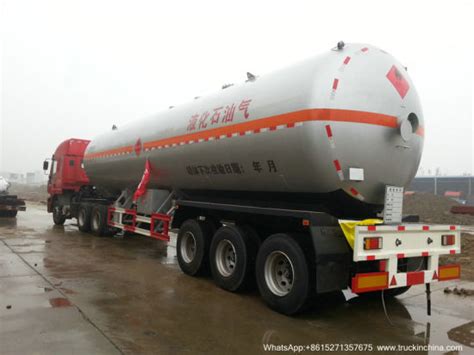 Wholesale 3 Axle Tank Semi Trailer For LPG Propane Dme Isobutane