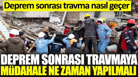 Deprem sonrası travma