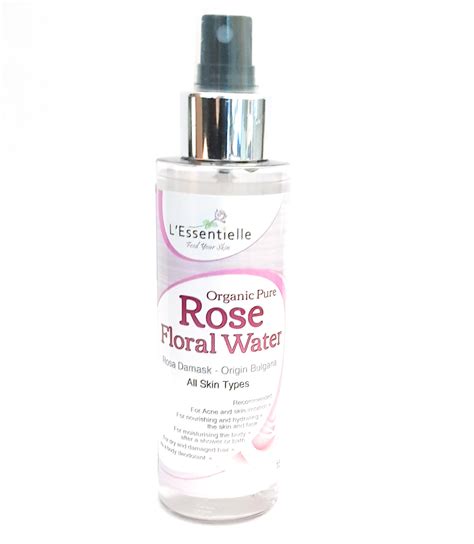 Pure Organic Rose Hydrosol Water 150ml Lessentielle