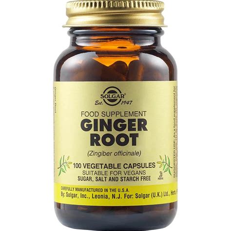 Solgar Ginger Root 100vegcaps Pharm24gr