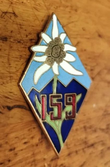 INSIGNE 159 REGIMENT D INFANTERIE ALPINE Arthus Bertrand Déposé EUR