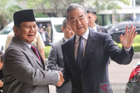 Menhan Prabowo Subianto Terima Kunjungan Menlu China Antara News