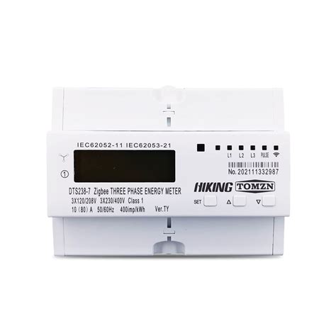 Buy PAKLIF Smart Meter Energy 80A 3 Phase Zigbee Gateway Tuya Din Rail