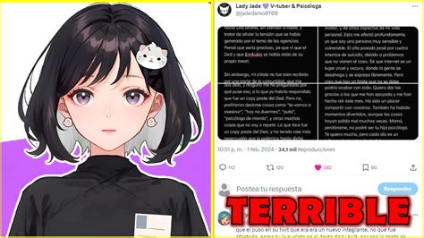 EL TRISTE FINAL DE LA VTUBER QUE SE APROVECHO DEL TEMA OWOZU LADY JADE