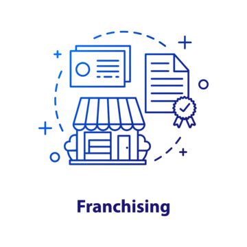 Licensing And Franchising Concept Icon Drawing Graphic Service Vector