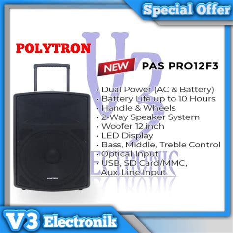 Polytron Active Speaker PASPRO 12f3 Lazada Indonesia