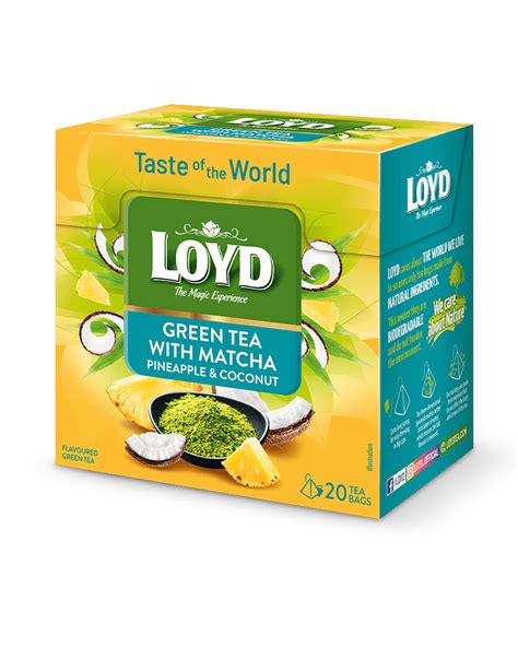 Taste Of The World Green Tea With Matcha Pineapple Coconut Mokate