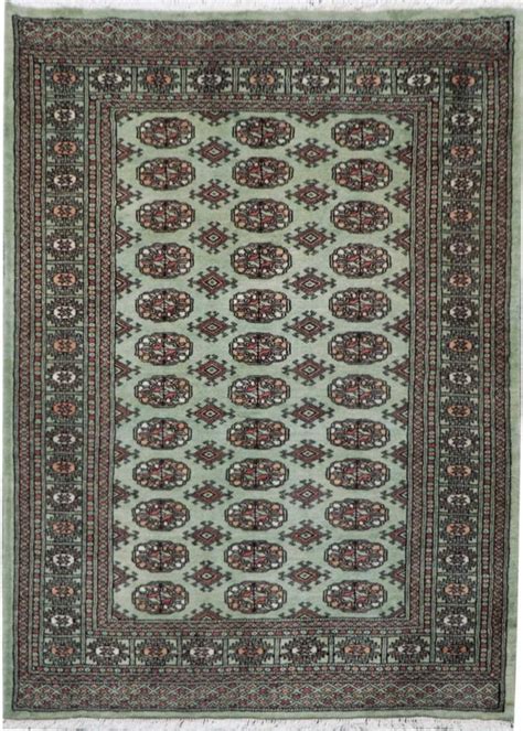 Bokhara Rug by Asiatic Carpets in Green Colour | Rugs UK