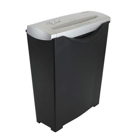 Paper Shredder Machine- 5 Sheet- Strip Cut A4 Paper- 13L Bin- Black ...