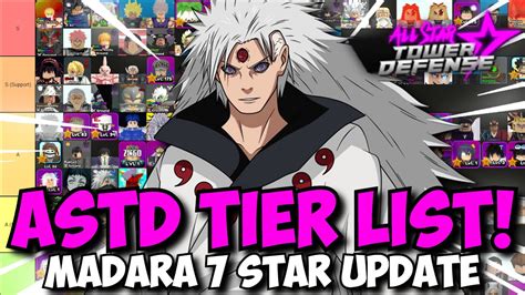 New ASTD Tier List MADARA 7 Star Update Best Units In All Star Tower