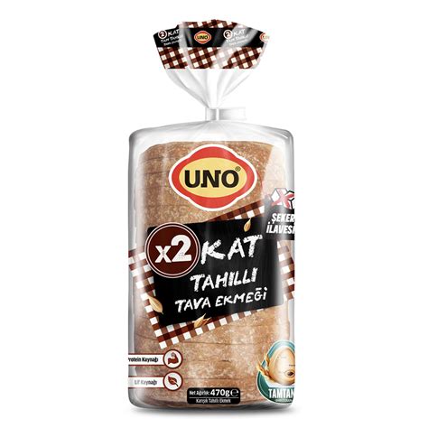 Uno İki Kat Tahıllı Tava Ekmeği 470G Migros