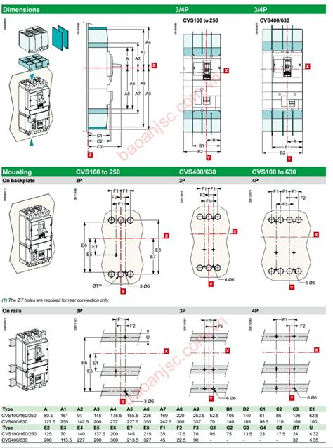 Mccb Size Chart Schneider