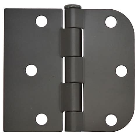 Everbilt 3 Inch X 3 316 Inch Black Reversible Door Hinge 2 Pack The Home Depot Canada