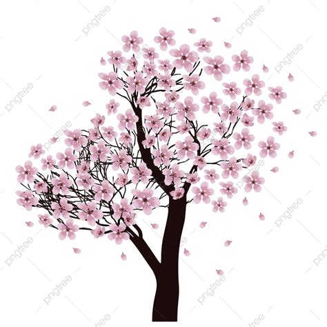 Cherry Blossom Card Vector Design Images Pink Cherry Blossom Creative