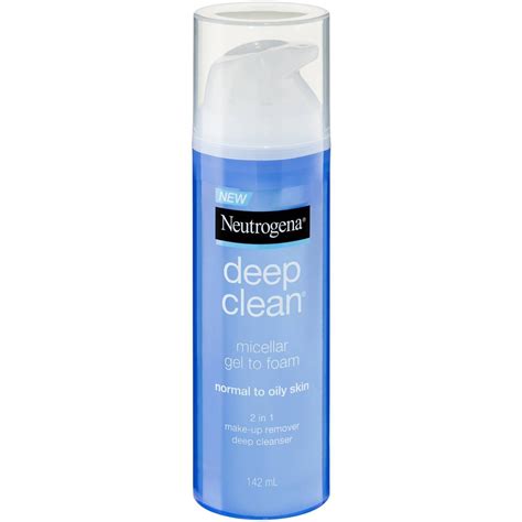 Neutrogena Deep Clean Micellar Gel To Foam Normal To Oily Skin 142ml