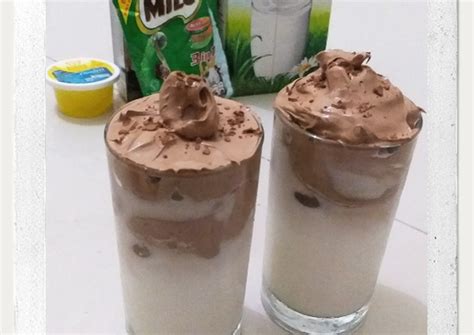 Resep Dalgona Milo Oleh Mira Homsatun Cookpad