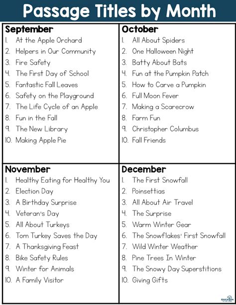 3rd Grade Reading Comprehension Packets