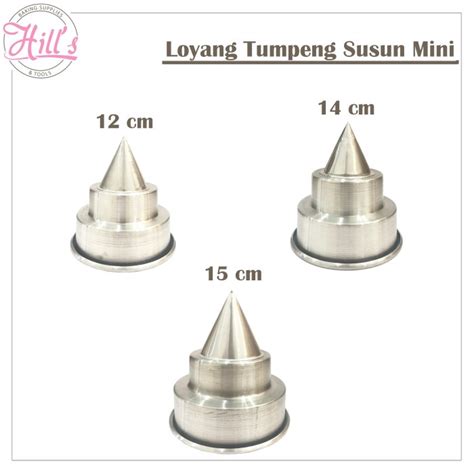 Jual Loy Loyang Tumpeng Susun Mini Cetakan Tumpeng Susun Mini