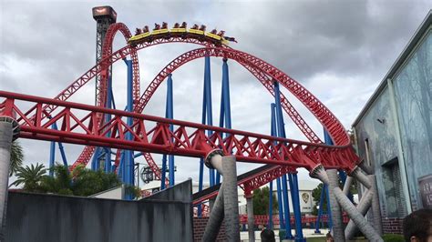 Superman Escape Off Ride Pov Movie World Youtube