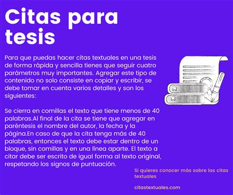 Citas Textuales Para Una Tesis Guía Paso A Paso