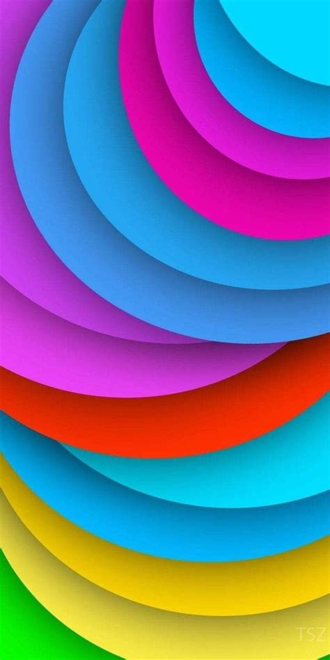 An Abstract Background With Multicolored Circles