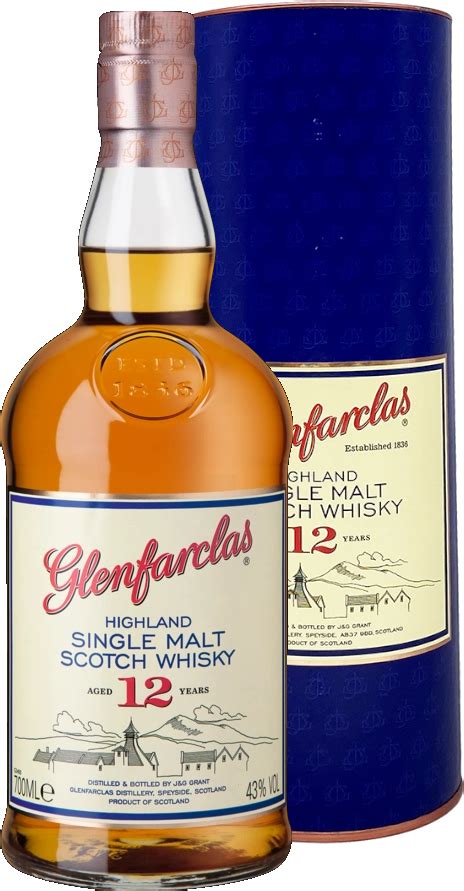 Glenfarclas Highland Single Malt Scotch Whisky 12 Years Old 0 7l In