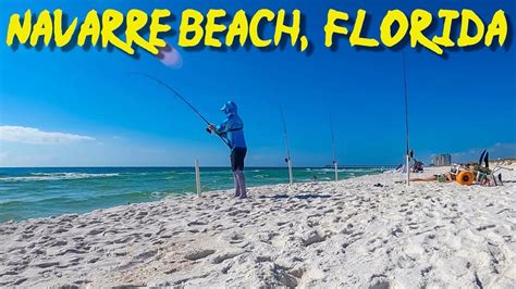 Surf Fishing Navarre Beach Florida YouTube