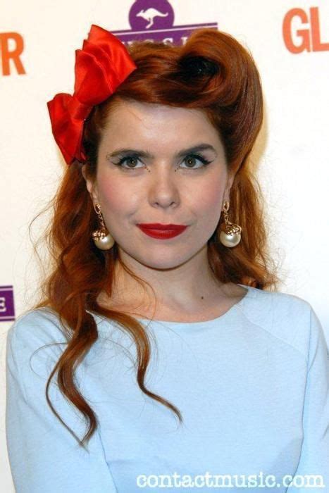 Paloma Faith Her Beautiful Hair And That Bow Red Bow And Lipstick