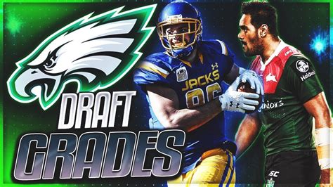 Philadelphia Eagles Draft Grades For All 7 Rounds Eh Not The Best