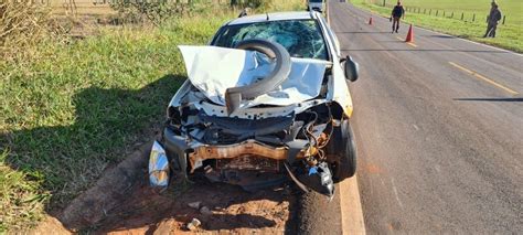 Motociclista Fica Ferido Ao Ser Atingido Por Carro Durante Manobra De