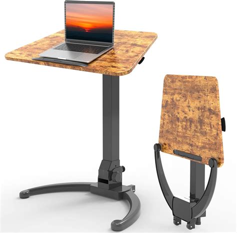 Amazon Joy Worker Foldable Mobile Standing Desk Pneumatic Height