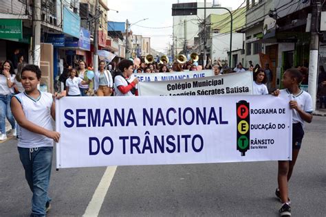 Barra Mansa inicia Semana Nacional do Trânsito desfile de