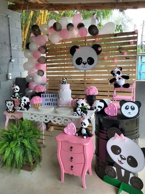 Festa Panda Panda Party Decoração Escritório Da Arte Empresa Sorocaba